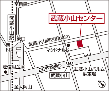 三井のリハウス 武蔵小山センター地図