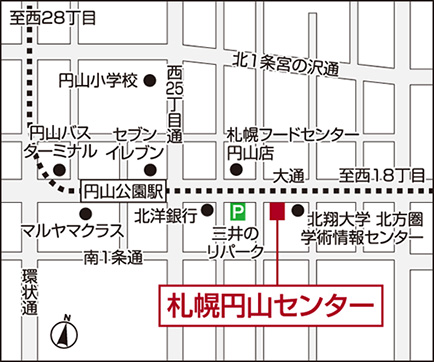 三井のリハウス 札幌円山センター地図