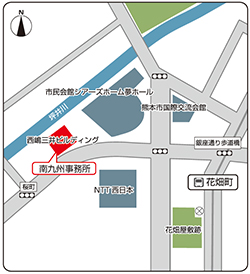 三井のリパーク「南九州事務所」地図