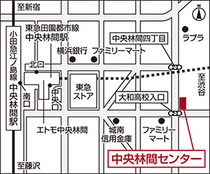 三井のリハウス 中央林間センター地図